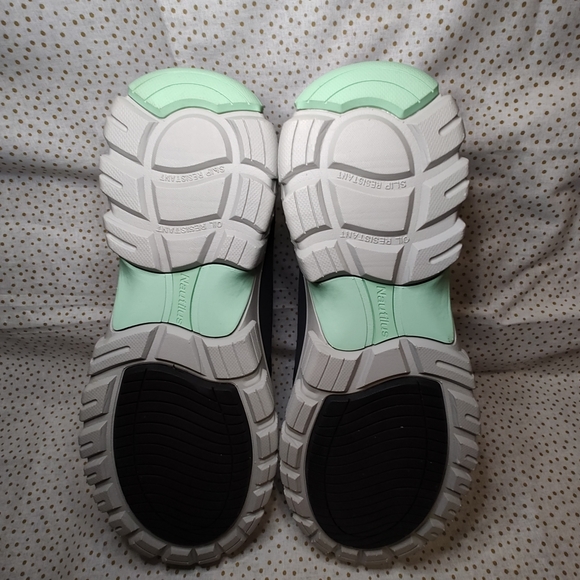 Nautilus Women's Zephyr Safety Toe Athletic Safety Shoes N1355 Gray/Mint Sz 11W - Picture 8 of 13